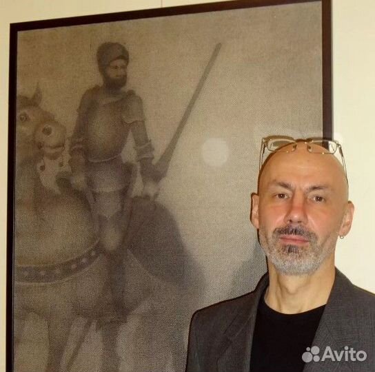 Живопись большая картина 180 на 50 см Улумбеков