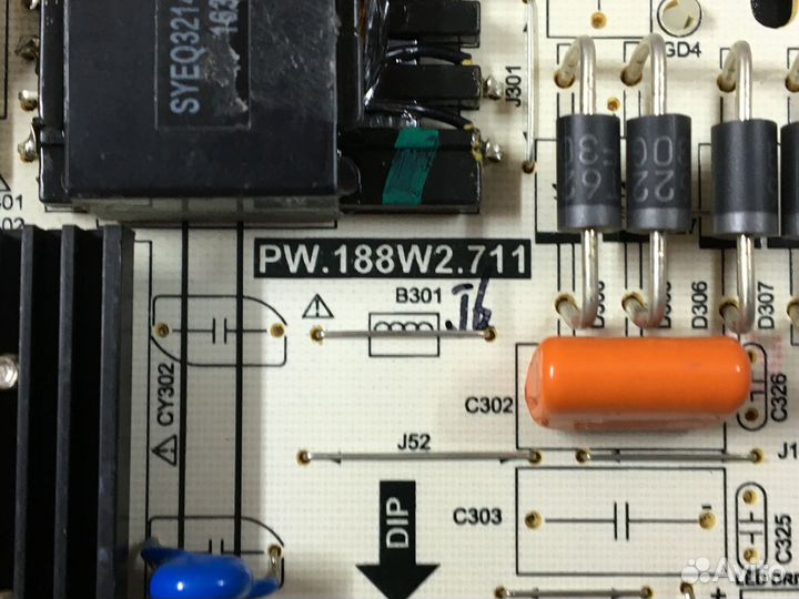 Блок питания PW.188W2.711 sharp LC-49CUF8472ES