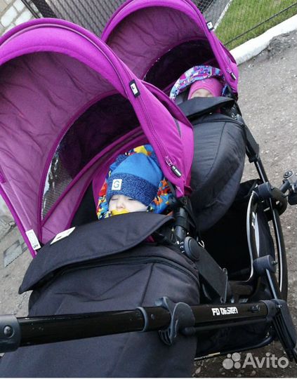 Коляска для двойни Модель FD-Design Zoom 2 в 1