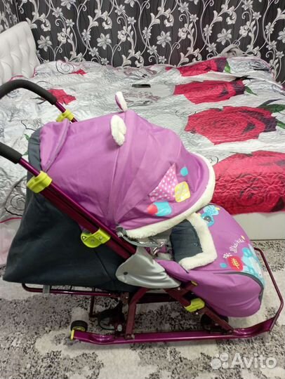 Коляска санки