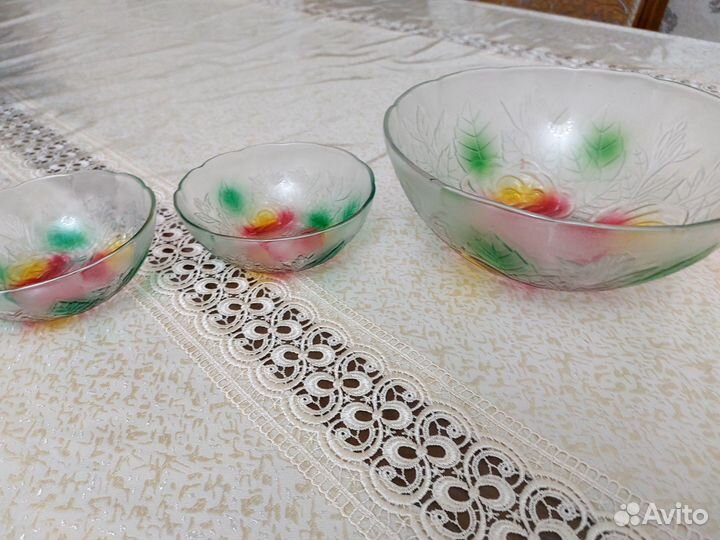 Ножи Смег, Пиалы стеклянные