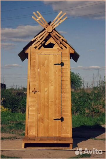 Дачный туалет с декором и установкой NYB