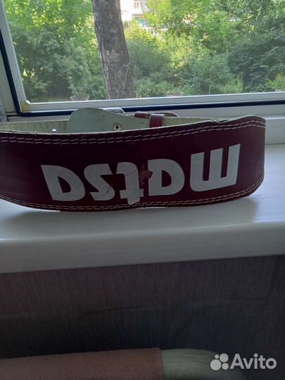 Ремень для тяжелой атлетики. Кожаный