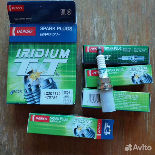 Свечи зажигания иридиевые denso IQ20TT