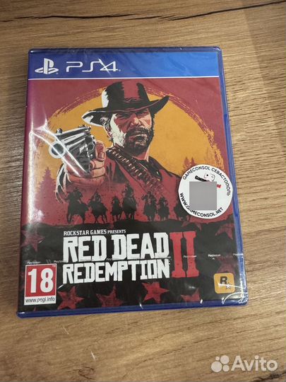 Red Dead Redemption 2 диск для PS4 новый