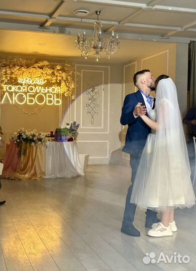 Готовая неоновая вывеска на свадьбу / аренда