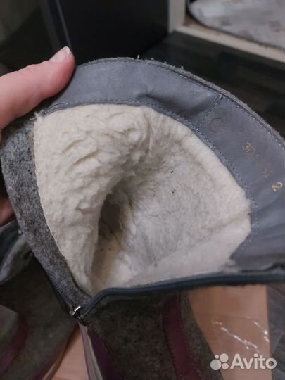 Сапоги-валенки Юничел из овчины размер 27