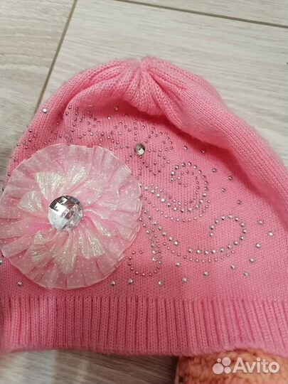 Шапки и снуд на 2-3 года