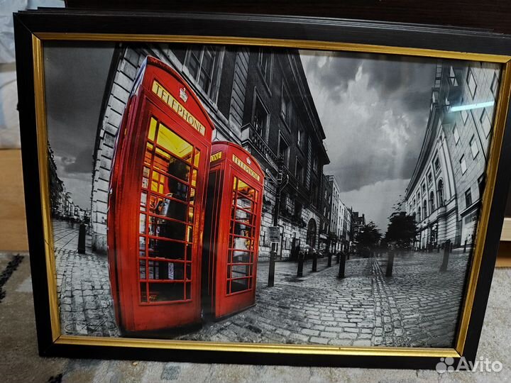 Картина в раме Лондон 23 см х 32 см