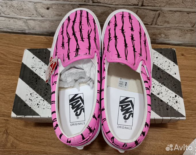 Слипоны Vans Barbed Wire