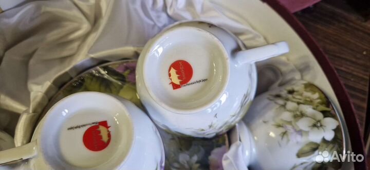 Сервиз чайный 12 предметов форфор. Ямасун