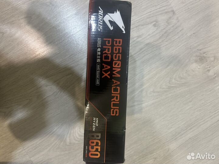 Материнская плата gigabyte b650m aorus pro ax