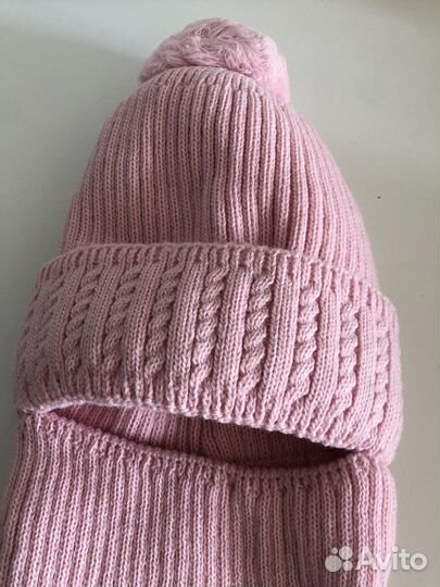 Шапка шлем для девочки