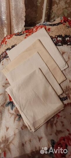 Наволочки плотные и наперник СССР