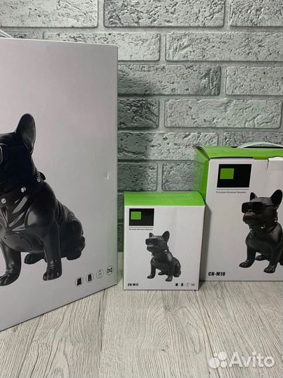 Портативная колонка bluetooth Бульдог