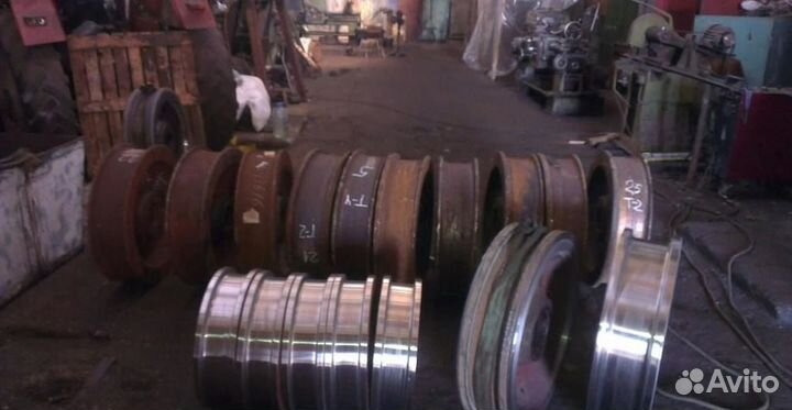 Крановые колеса двухребордные К2Р 600100