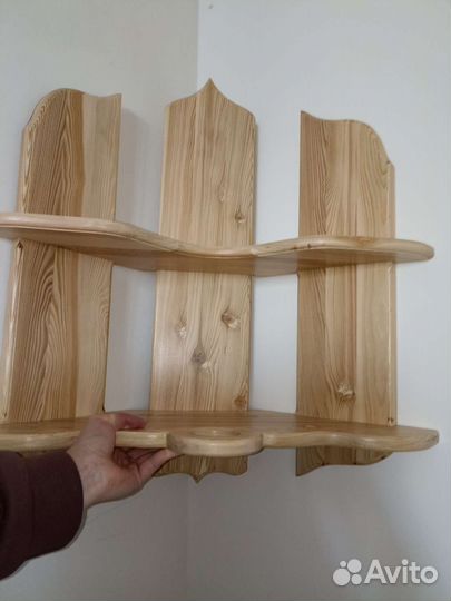 Угловая полка для икон