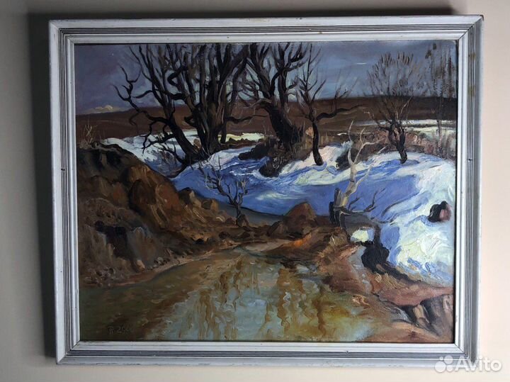 Картина В.И. Тарасов «Март», 2000г