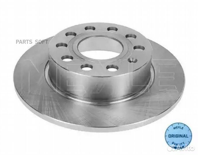 Meyle 115 523 0018 Диск торм.зад.audi A3/VW golf V