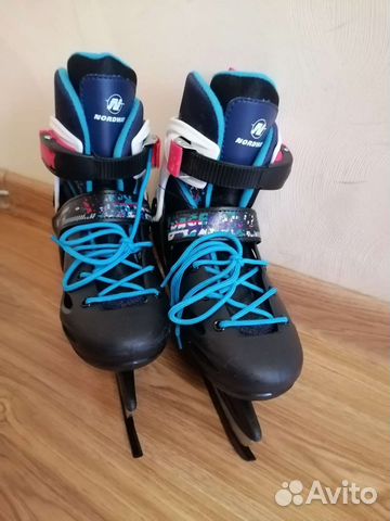 Коньки детские раздвижные nordway 30 33