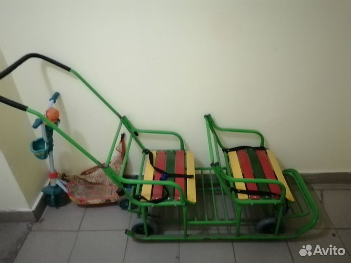Санки для двойняшек