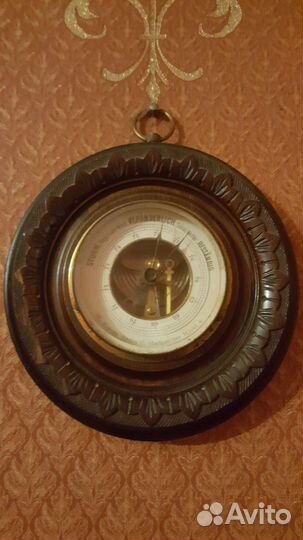 Антикварный немецкий барометр