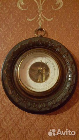 Антикварный немецкий барометр