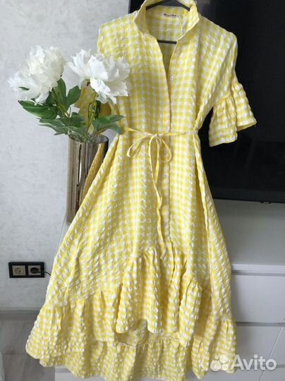 Яркое Легкое Платье Новое р 42,44