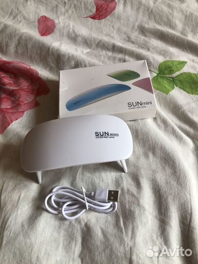 Лампа мини для ногтей, дорожная, компактная