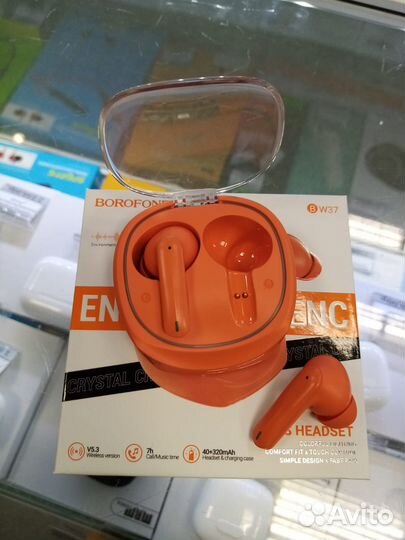Беспроводные наушники новые