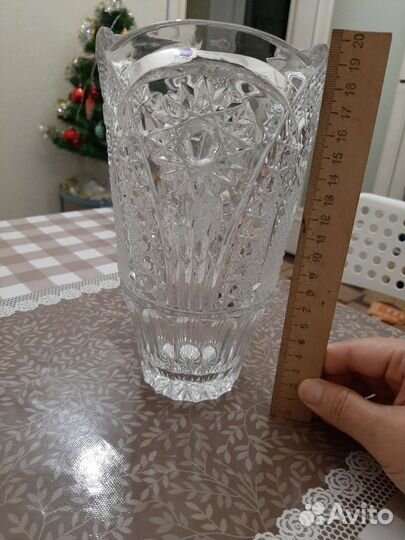 Хрустальная ваза для цветов СССР