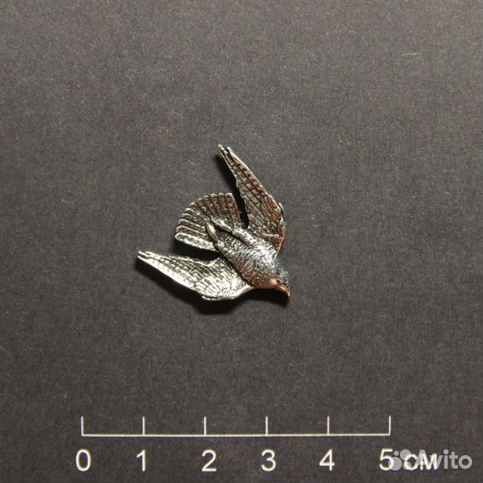 Значок брошь Сокол соколиная охота