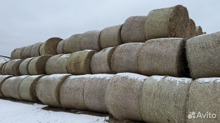 Солома в рулонах