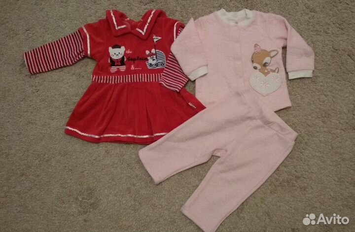 Летние вещи пакетом на девочку 9 мес - 1,5 года