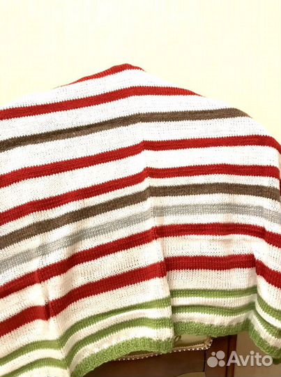 Вязаное детское одеяло / плед