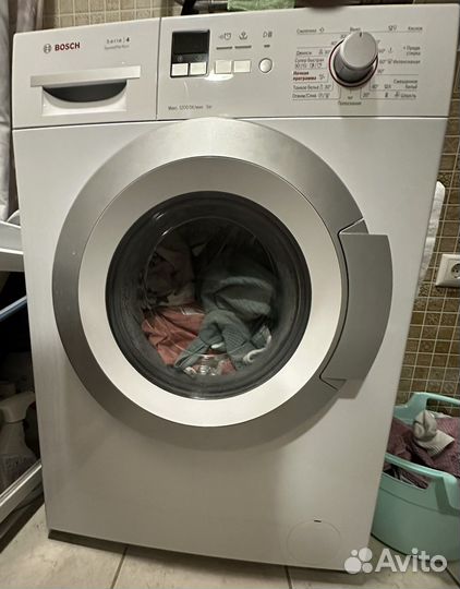 Узкая стиральная машина 5кг. Bosch Serie 4