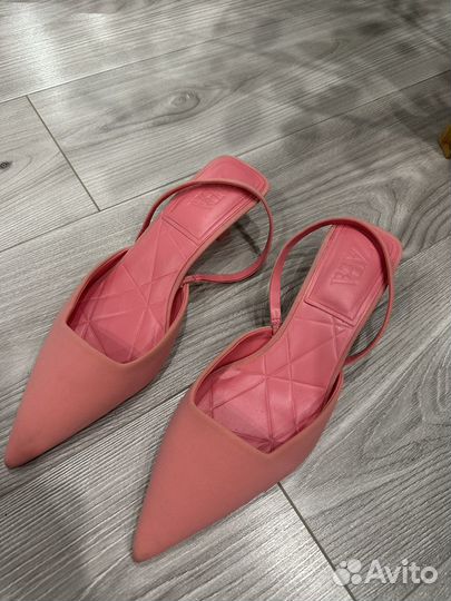 Босоножки слингбеки zara p 42 (27см)