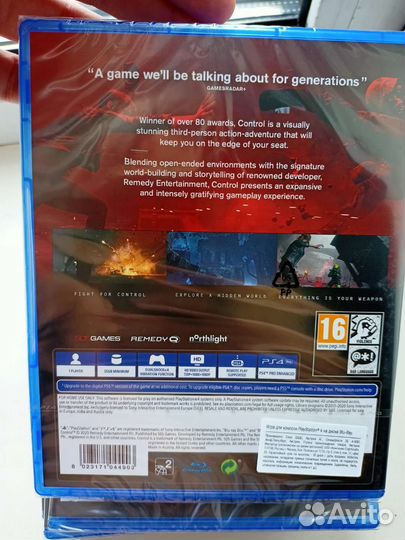 Control ps4 NEW/ Новые диски