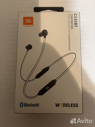 Наушники Bluetooth JBL C135BT Black