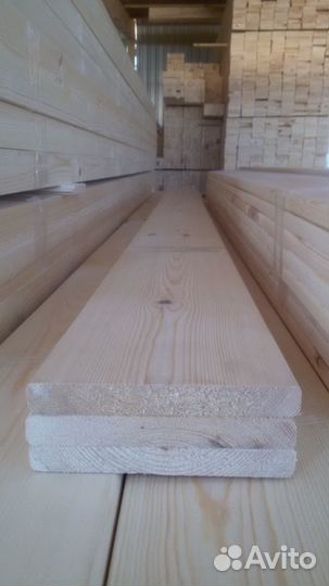 Доска сухая строганная 50х150 ; 50х200