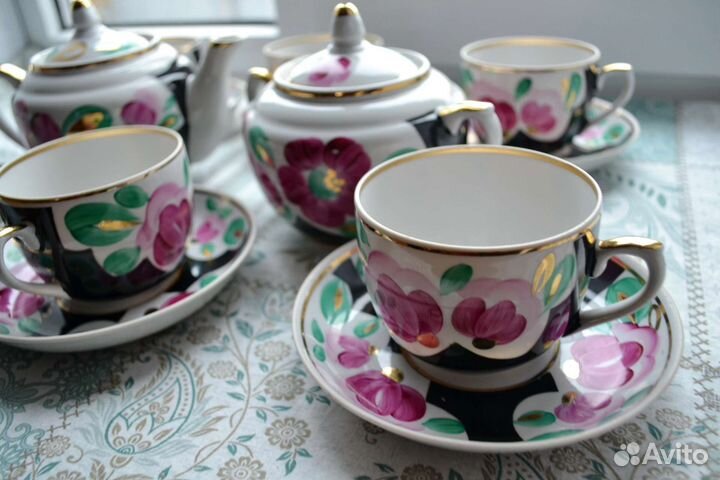 Чайный сервиз Вербилки СССР