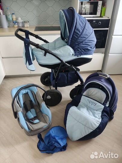 Коляска 3 в 1 Tutis Zippy