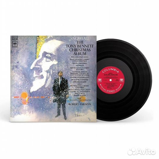 Tony Bennett Snowfall Christmas Album LP винил