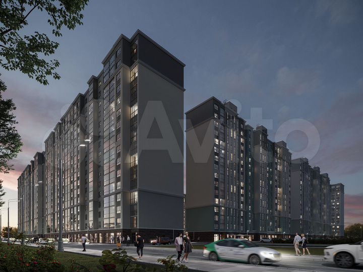 3-к. квартира, 72,6 м², 10/12 эт.