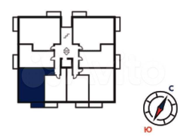 3-к. квартира, 64 м², 8/9 эт.