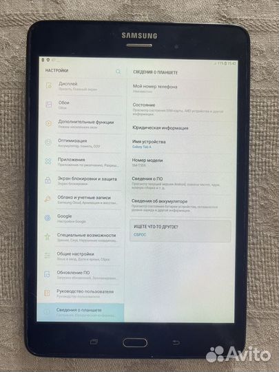 Планшет Samsung galaxy tab A SM-T355