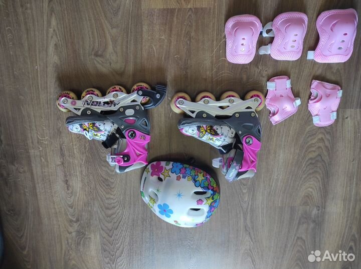 Ролики для девочки раздвижные