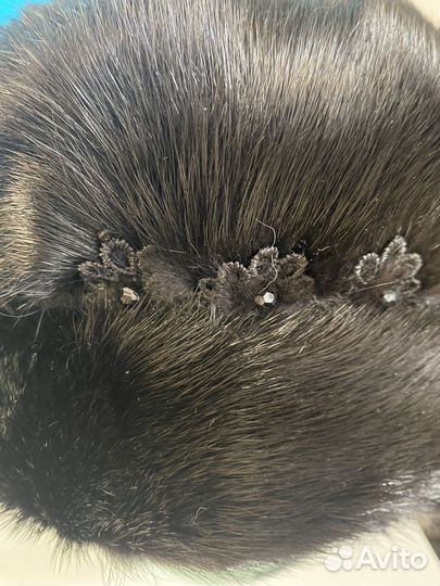 Женская норковая новая меховая шапка