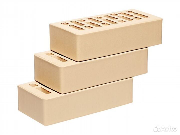 Облицовочный кирпич Старооскольский Слоновая Кость