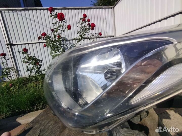 Фара левая hyundai solaris 1 рест